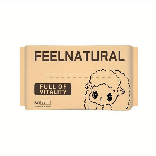 Sensitive Skin Facial Dry Wipes - Deep Cleansing Make up & Face Wipes