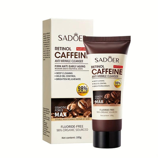 Retinol Caffeine Facial Cleanser 100g Face Cleaning & Moisturizing