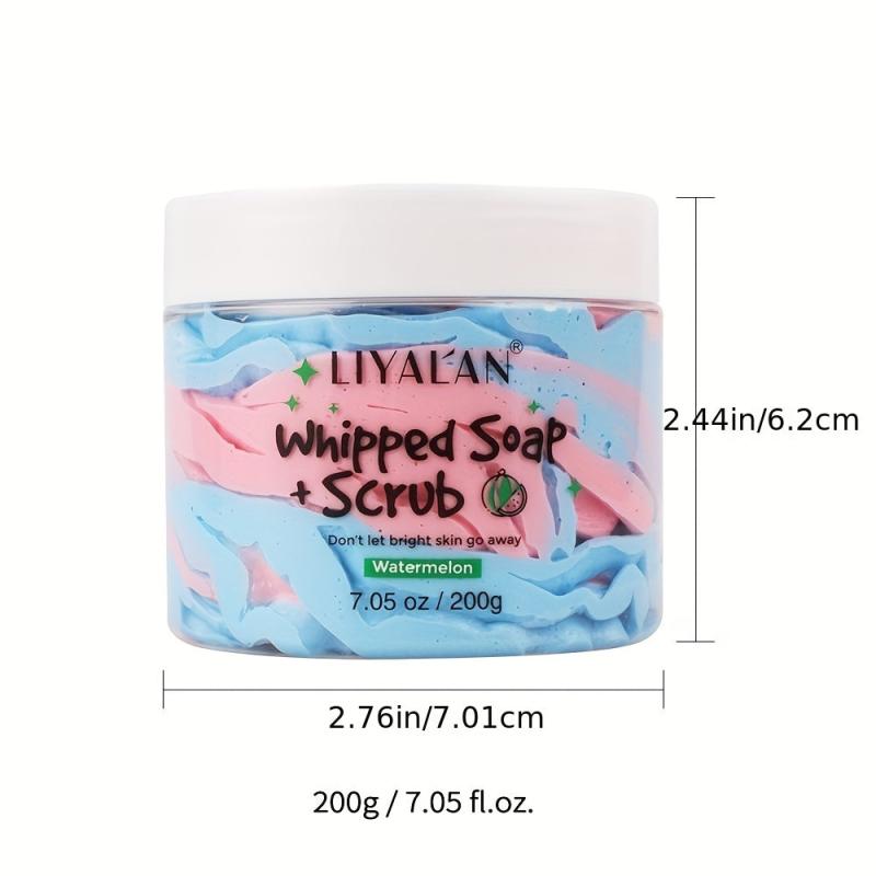 2PCS Whipped Bath Soap Shea Butter Scrub
