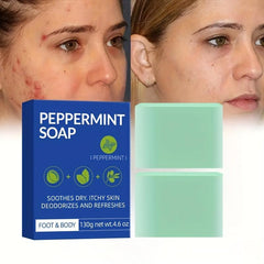 Peppermint Pampering Body Soap Deodorant 130g