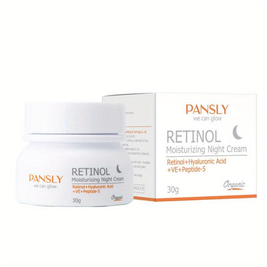 Retinol Night Cream 30g Hyaluronic Acid for Skin Plumpness