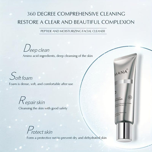 Peptide Soft Facial Cleanser 100g Gently Cleansing Skin Excess Makeup