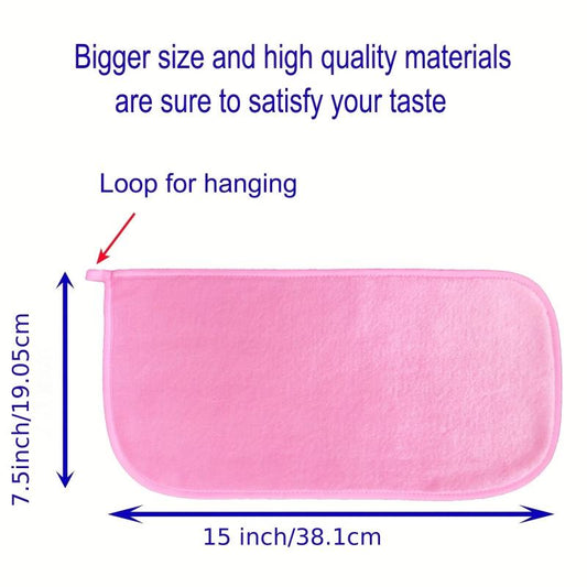 6pcs Makeup Remover Cloth Facial Cleansing Towel Washable Reusable
