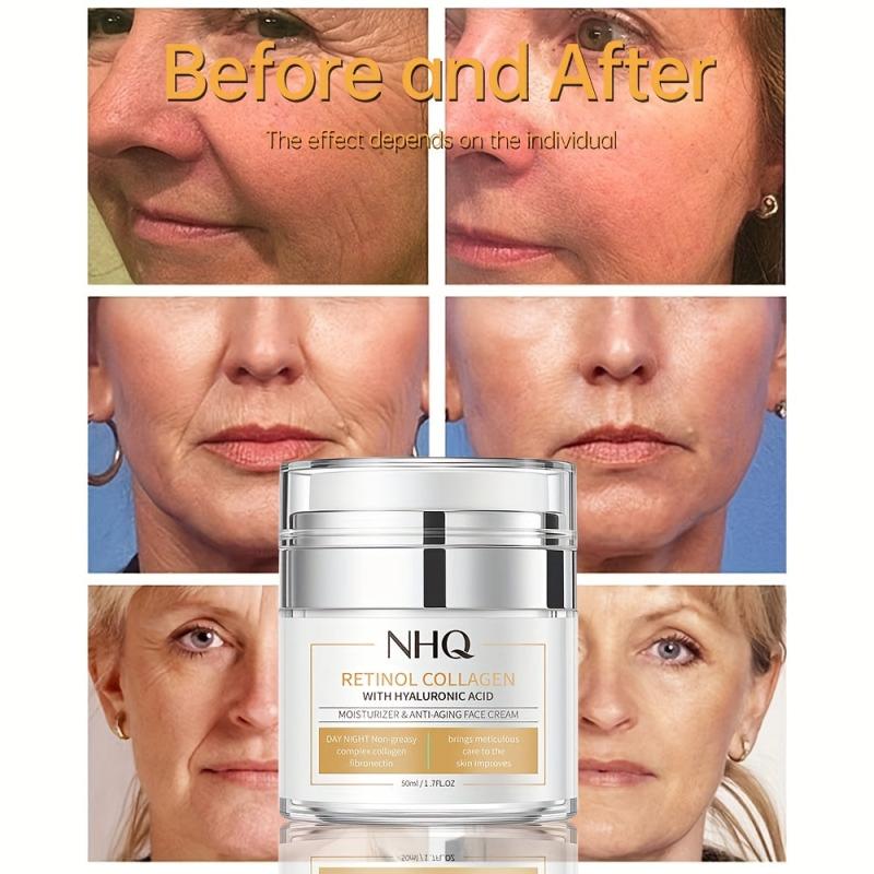 Retinol Cream and Collagen Moisturizer with Hyaluronic Acid