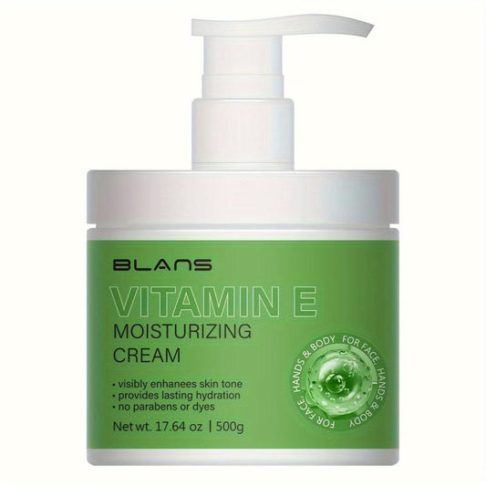 500G Vitamin E Cream Moisturizer for Face, Body, Hands, Feet