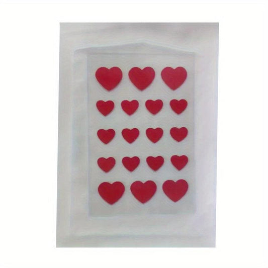 18 pcs Red Heart Shape Acne Concealer Patch for Clear Skin