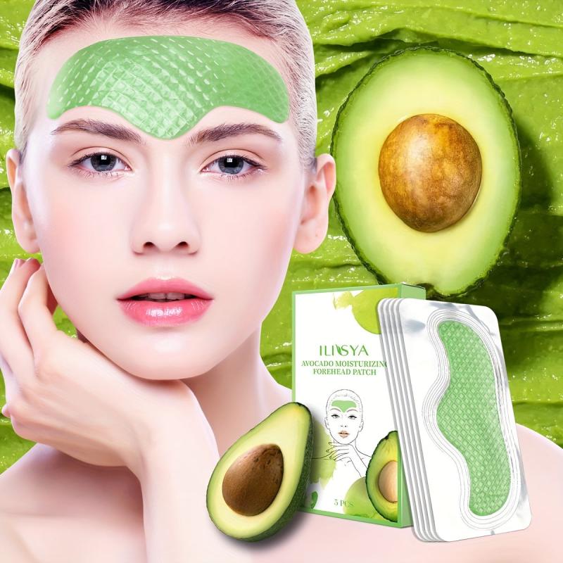 5pcs Avocado Soothing Wrinkle Frontal Mask