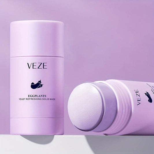 Eggplant Yeast Clear Solid Face Mask Hydrating Moisturizing