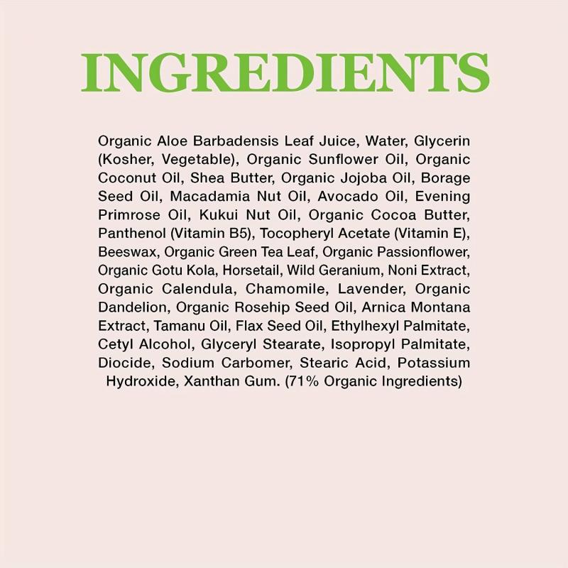 Deep Moisturizing Face Cream for Women with Aloe Vera & Vitamin E
