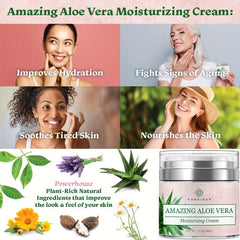 Deep Moisturizing Face Cream for Women with Aloe Vera & Vitamin E