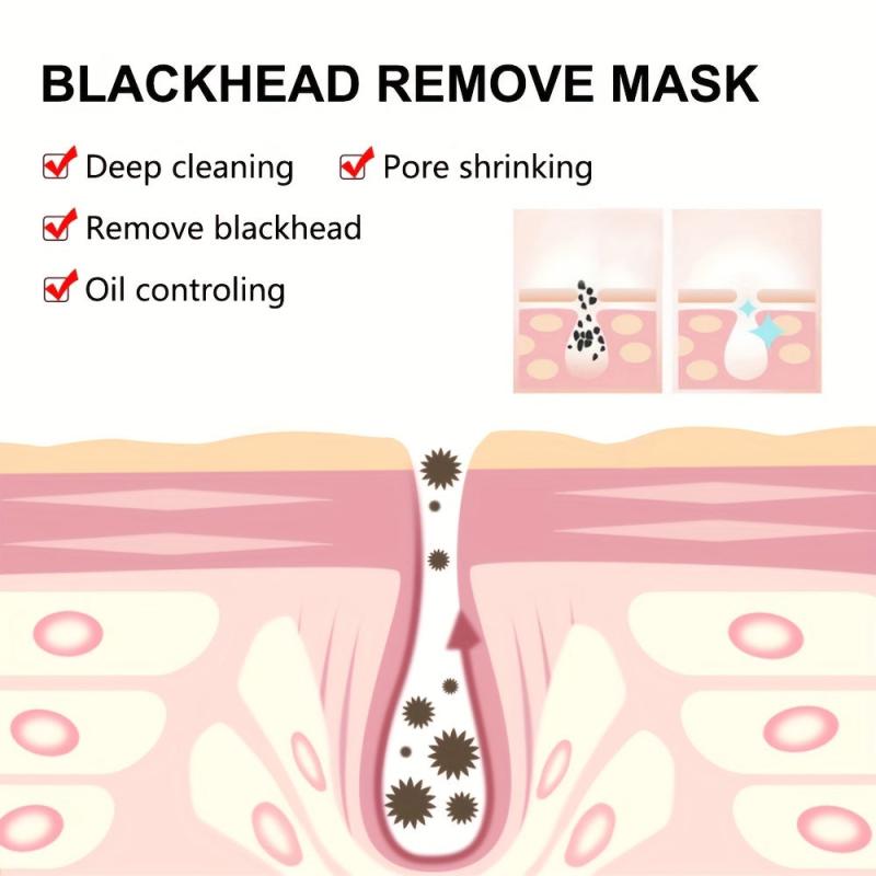 Blackhead Remover Mask Cream Skin Care Deep Cleansing Shrink Pores Acne