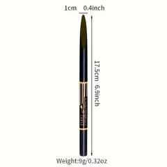 Smudge Proof Waterproof Eyebrow Pencil with Brush