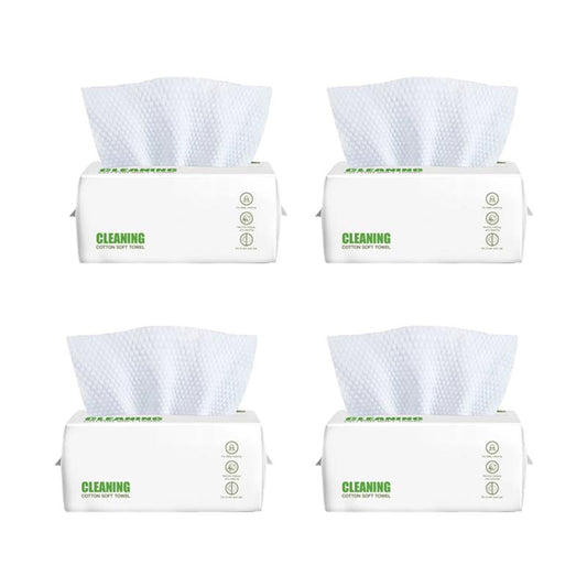100pcs Pearl Pattern Disposable Facial Wipes