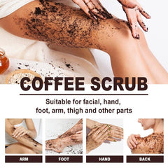 Coffee Scrub Deep Cleansing Body Cuticle Refining Pores