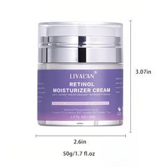 Retinol Face Cream with Hyaluronic Acid - Anti-Aging Wrinkle Reduction