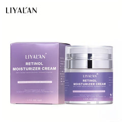 Retinol Face Cream with Hyaluronic Acid - Anti-Aging Wrinkle Reduction