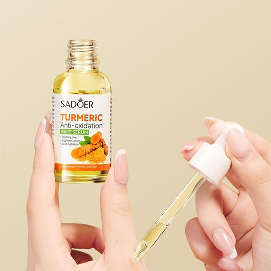 30ml Turmeric Essence Facial Serum Firming Wrinkle Fading Moisturizing Serum