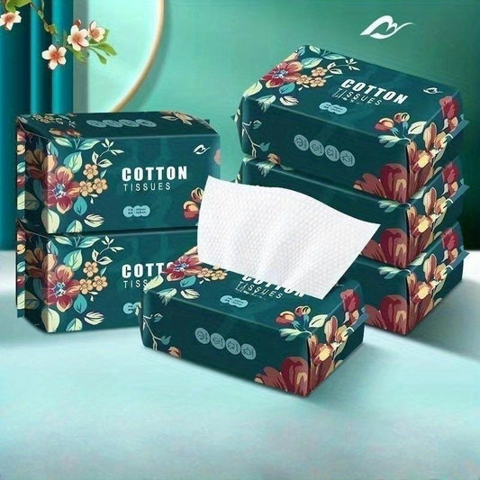 6 Packs Disposable Face Wash Towel Cotton Soft Beauty Salon Towel