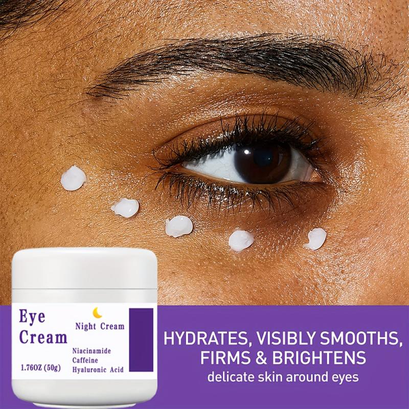 2-in-1 Night Eye Cream with Caffeine & Peptides
