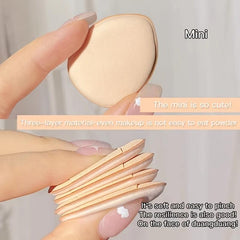5pcs Mini Makeup Puff Finger Puff Soft Water Drop Makeup Sponges