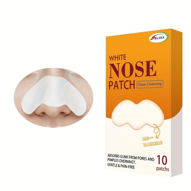 Nose Patches 10pcs Blackheads Removal Dead Skin Smoothing Revitalizing Skin