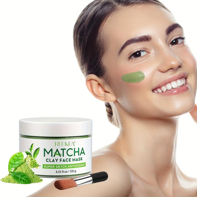Antioxidant Matcha Green Tea Mud Mask Deep Cleansing Moisturizing Hydrating