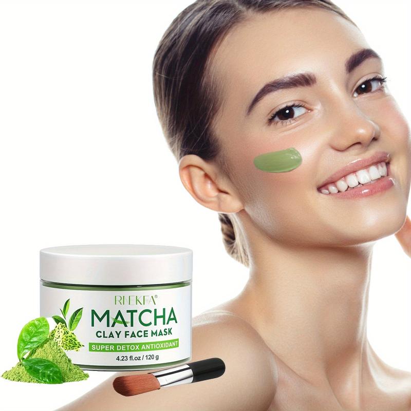 Antioxidant Matcha Green Tea Mud Mask Deep Cleansing Moisturizing Hydrating
