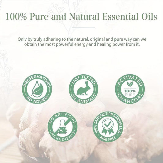100ml Ginger Essential Oil for Massage Aromatherapy