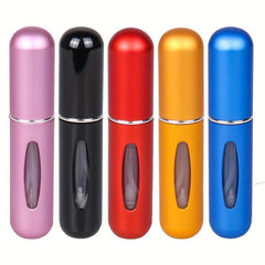 5pcs Portable Perfume Atomizer Travel Spray Bottle Essential Accessory