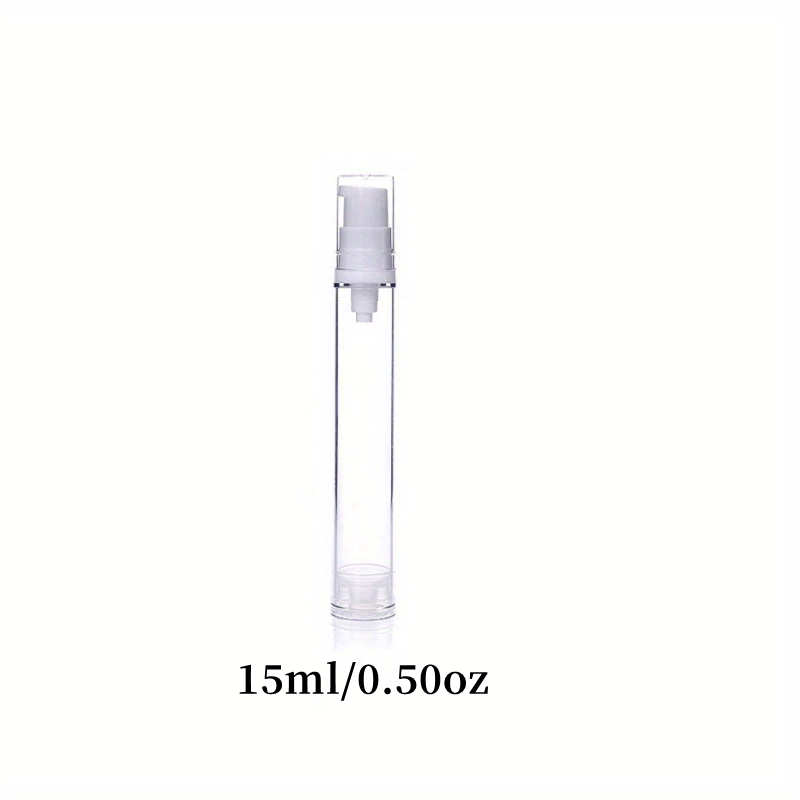 Airless Pump Bottles Lotion Dispenser 5ml 10ml 15ml