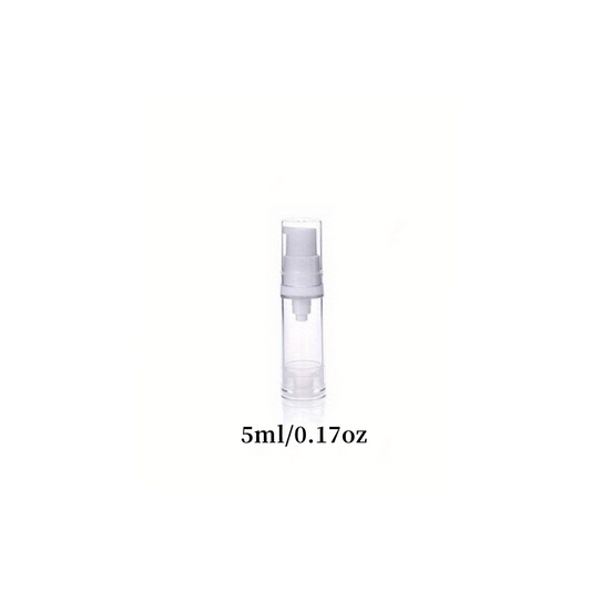 Airless Pump Bottles Lotion Dispenser 5ml 10ml 15ml