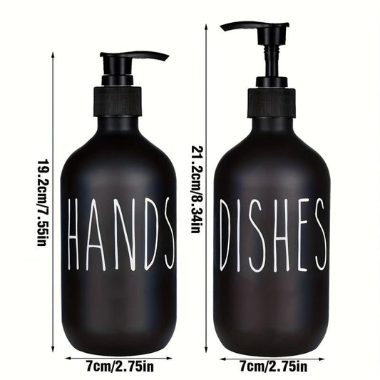 2pcs 500ml Lotion Dispenser Set for Sanitizer & Lotion