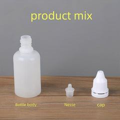 5pcs Eye Liquid Dropper Vials w/ Screw Cap 5ml 10ml 30ml Storage Container