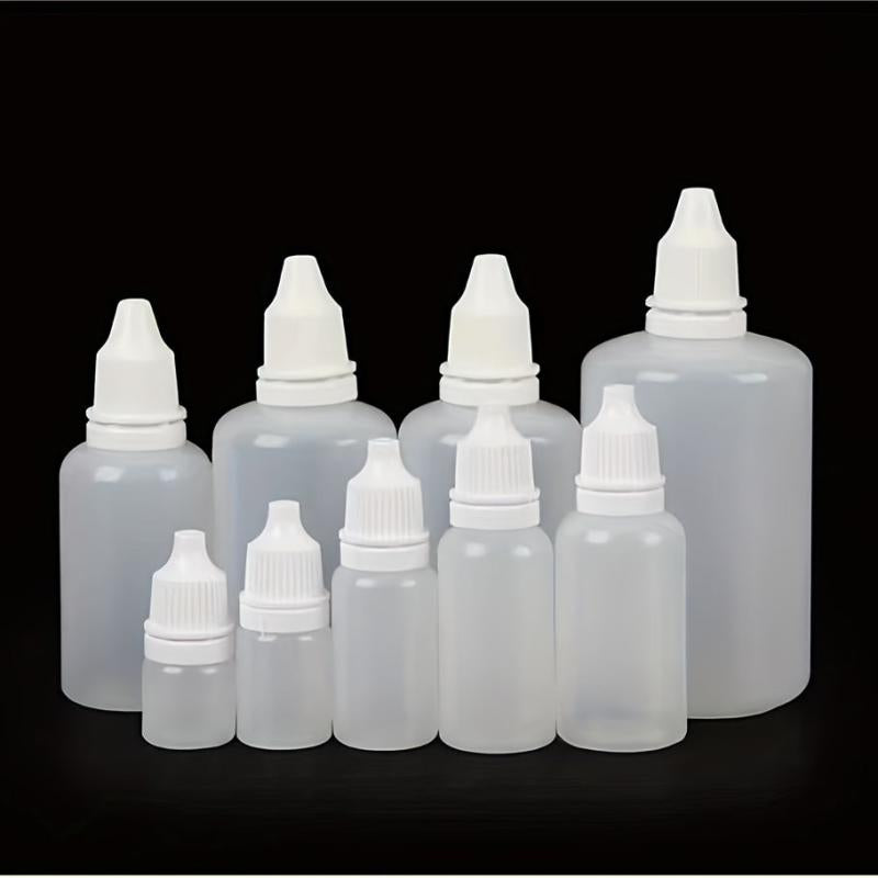 5pcs Eye Liquid Dropper Vials w/ Screw Cap 5ml 10ml 30ml Storage Container