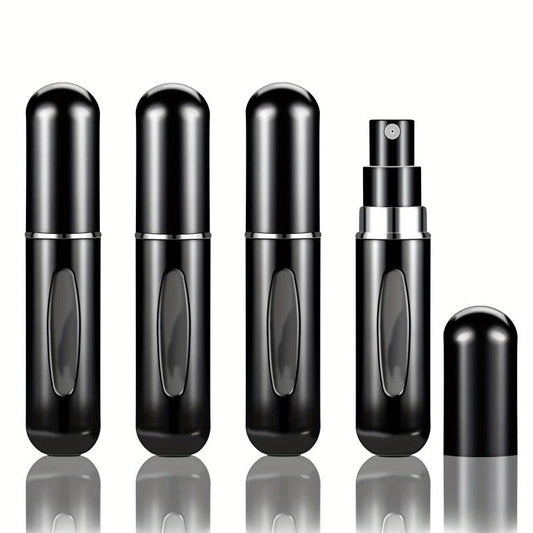 4PCS 5ml Refillable Perfume Atomizer Spray Bottle for Travel