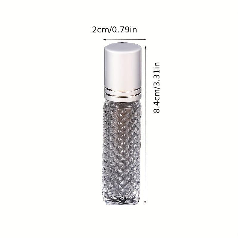 10ml Leak Proof Roller Bottles Non Slip Glass for Aromatherapy Perfume