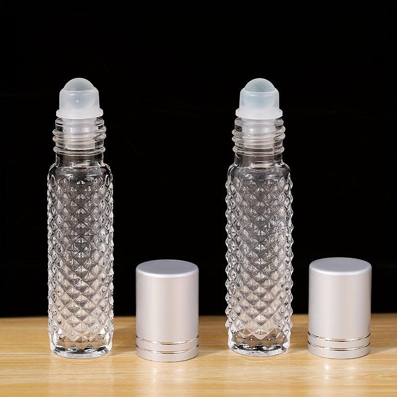 10ml Leak Proof Roller Bottles Non Slip Glass for Aromatherapy Perfume