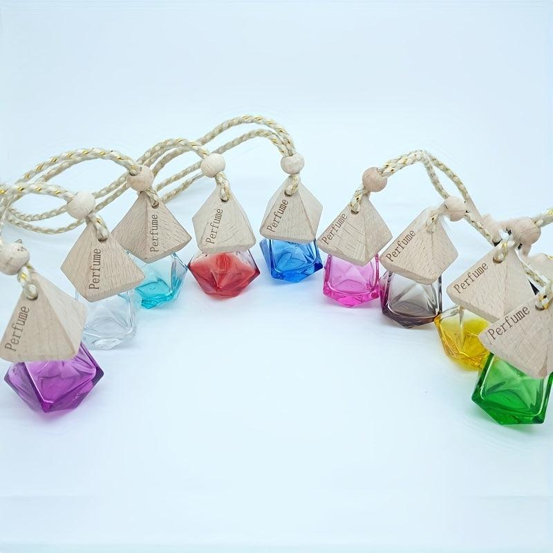 8ml Car Aromatherapy Diffuser Hanging Bottle Fresh Fragrant Air Travel