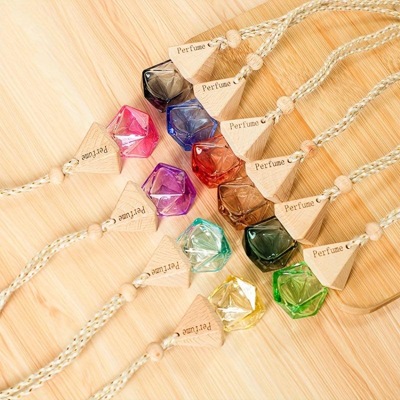 8ml Car Aromatherapy Diffuser Hanging Bottle Fresh Fragrant Air Travel