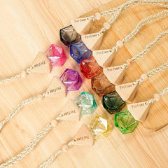 8ml Car Aromatherapy Diffuser Hanging Bottle Fresh Fragrant Air Travel