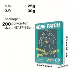 Fluorescent Acne Patch Hydrocolloidal Stickers for Girls and Women