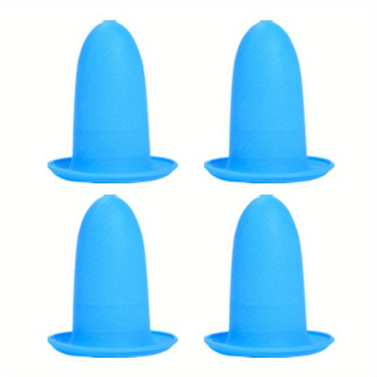 4Pcs Leak-proof Silicone Bottle Covers for Travel Toiletries