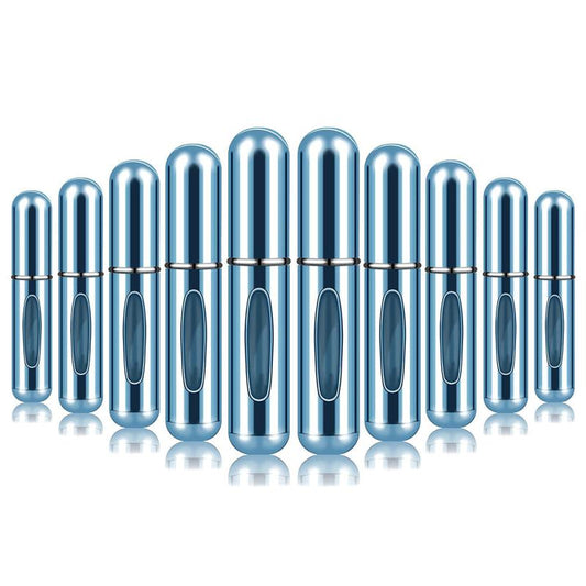 10pcs 5ml Mini Refillable Perfume Bottle Travel Spray Scent Pump Empty Container