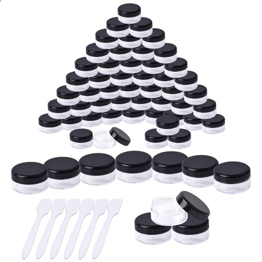 Pack Of 60 Empty Jars Clear Jar Cream Jar 5 Ml Cosmetic Container Travel