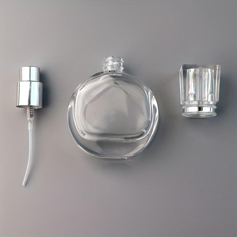 25ml Round Perfume Atomizer Spray Bottle Metal Cosmetic Sample Glass Bottle