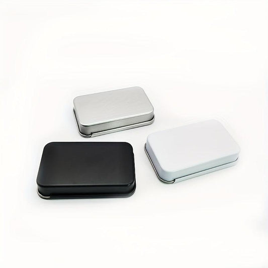 Set of 3 Metal Candy Boxes for Small Items Storage & Travel - Halloween Supplies