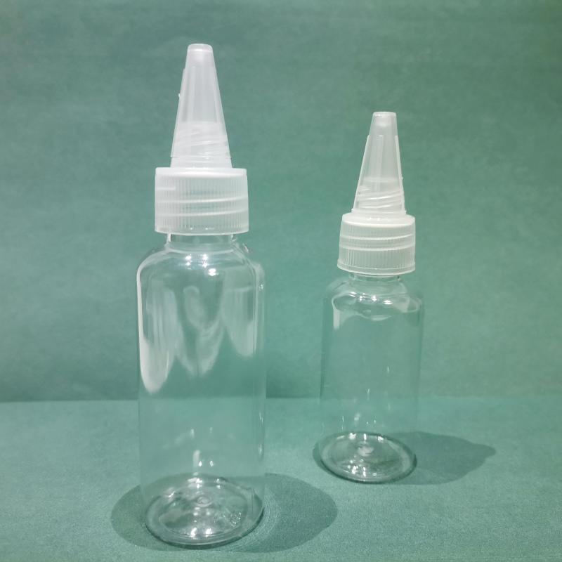 2pcs Squeeze Bottles 30ml & 50ml Twist Cap for Oils Crafts Art Glue Ink