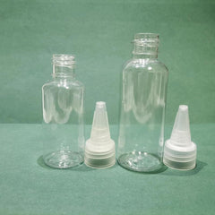 2pcs Squeeze Bottles 30ml & 50ml Twist Cap for Oils Crafts Art Glue Ink