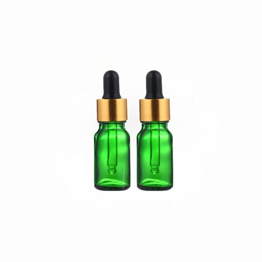 2pcs Leak Proof Glass Bottles Essential Dropper 15ml 0.5oz