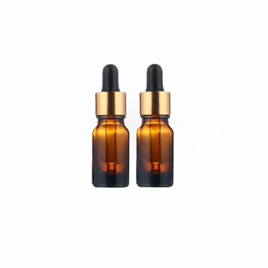 2pcs Leak Proof Glass Bottles Essential Dropper 15ml 0.5oz